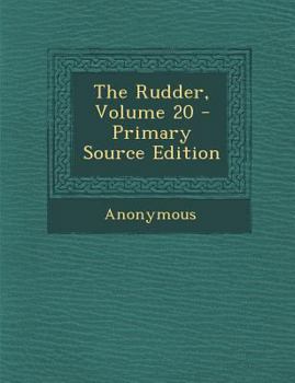 Paperback The Rudder, Volume 20 - Primary Source Edition [Swahili] Book