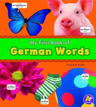 Hardcover My First Book of German Words [German] Book