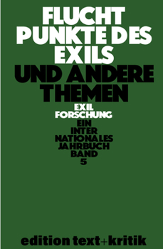 Paperback Fluchtpunkte Des Exils Und Andere Themen [German] Book