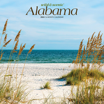 Calendar Alabama Wild & Scenic 2024 Square Book