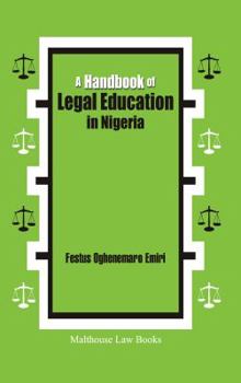 Paperback A Handbook of Legal Education in Nigeria Book