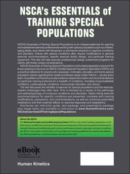Hardcover Nsca's Essentials of Training Special Populations Book
