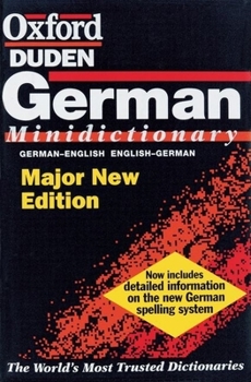 Paperback The Oxford-Duden German Minidictionary Book