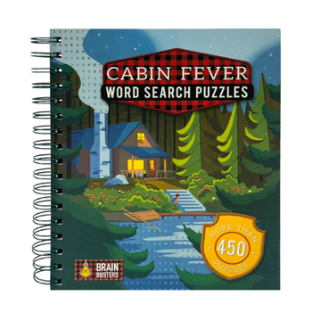 Spiral-bound Cabin Fever Word Search Puzzles Book