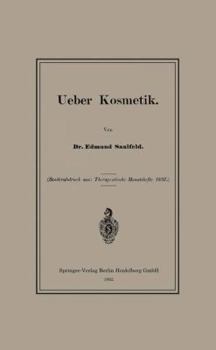 Paperback Ueber Kosmetik [German] Book