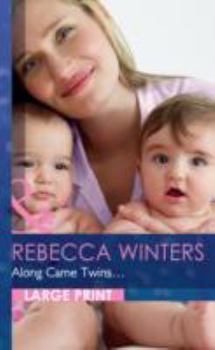 Hardcover Along Came Twins... [Large Print] Book