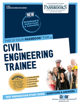 Paperback Civil Engineering Trainee (C-945): Passbooks Study Guide Volume 945 Book