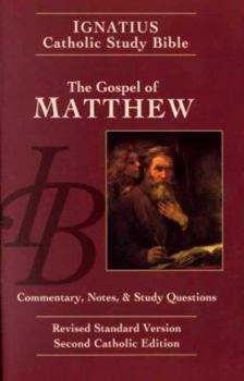 Paperback Gospel of Matthew: Ignatius Study Bible Book