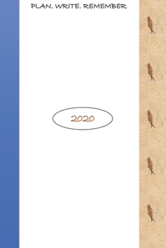 Paperback Journal 2020 plan-write-remember Book