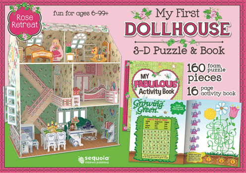 Paperback Rose Retreat: My First Dollhouse 3D Puzzle and Book [With Book(s)] Book