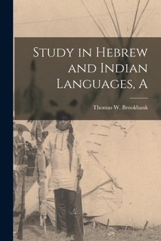Paperback A Study in Hebrew and Indian Languages Book