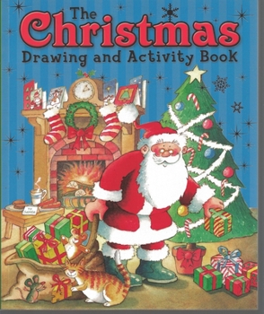 Paperback Christmas Drawing and Activity Book