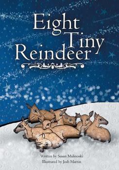 Paperback Eight Tiny Reindeer Book