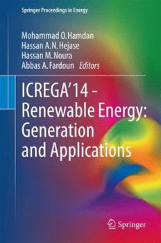 Hardcover Icrega'14 - Renewable Energy: Generation and Applications Book