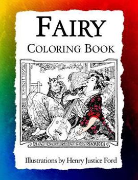 Paperback Fairy Coloring Book: Art Nouveau Illustrations by Henry Justice Ford Book