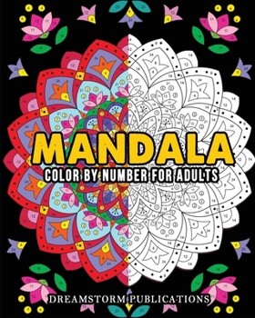 Paperback Mandala Color by Number for Adults Book