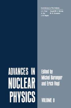 Paperback Advances in Nuclear Physics: Volume 8 Book