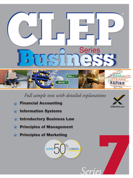 Paperback CLEP Business Series 2017 Book