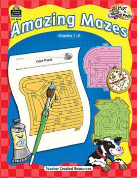 Paperback Start to Finish: Amazing Mazes Grd 1-2 Book