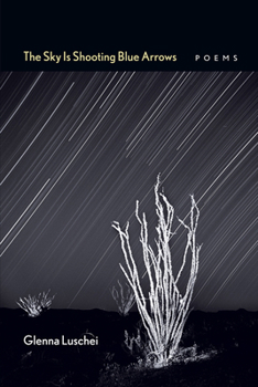 Paperback The Sky Is Shooting Blue Arrows: Poems Book