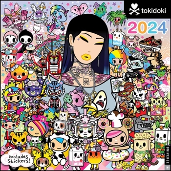 Calendar Tokidoki 2024 Wall Calendar (W/ Stickers) Book