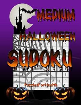 Paperback Medium Halloween Sudoku [Large Print] Book