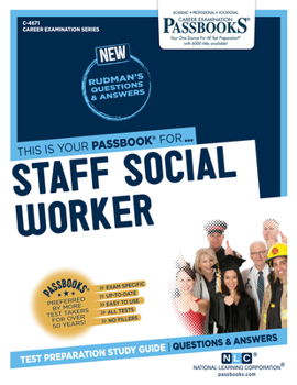 Paperback Staff Social Worker (C-4671): Passbooks Study Guide Volume 4671 Book