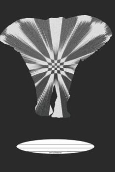 Paperback My Notebook: Black White Abstract Animals Book