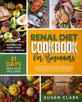 Paperback Renal Diet Cookbook for Beginners Book