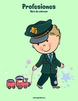 Paperback Profesiones libro de colorear 1 [Spanish] Book