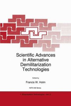 Paperback Scientific Advances in Alternative Demilitarization Technologies Book