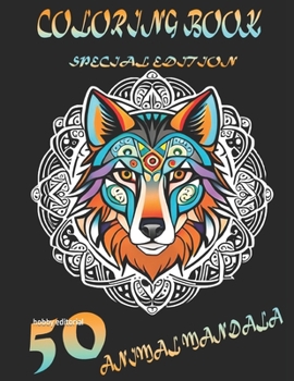 Paperback 50 animal mandalas coloring book: 50 animal mandalas for adults special edition Book