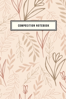 Composition Notebook: College Ruled 6" x 9" Writing Notes Journal,Office,Kids,School and college student.