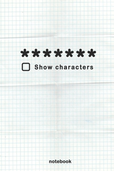 Paperback Show characters: A Premium Journal And Logbook To Protect Usernames and Passwords Book
