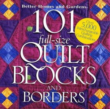 Spiral-bound 101 Full-Size Quilt Blocks and Borders Book