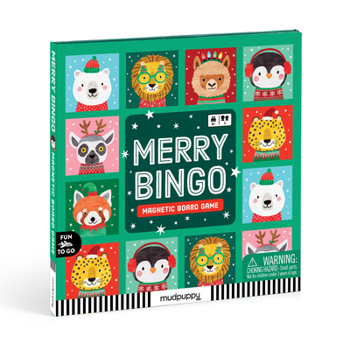 Board Game Merry Bingo! Magnetic Board Game Book