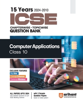 Paperback ICSE Chapterwise Computer 10th Book