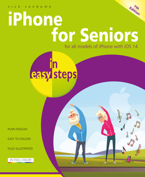 Paperback iPhone for Seniors in Easy Steps Book