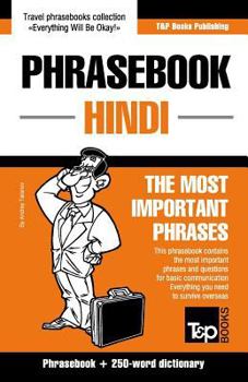 Paperback English-Hindi phrasebook and 250-word mini dictionary Book