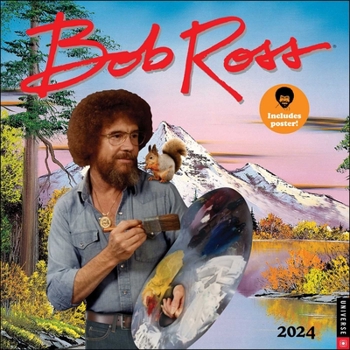 Calendar Bob Ross 2024 Wall Calendar Book