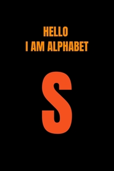 Paperback Hello I Am Alphabet Composition Notebook: College Ruled Notebook - Lined Journal -School supplies Book Notes- back to school Gift Kids - Book