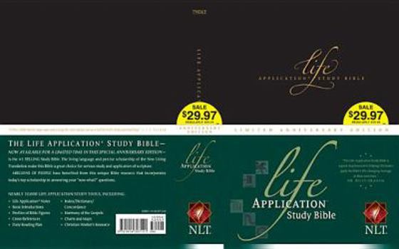 Hardcover Life Application Study Bible Anniversary Edition NLT Book