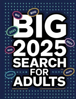 Paperback 2025 Word Search for Adults Large Print Activity Book: Large Print Word Searches for Adults, Big Activity Book for Adults 2025 [Large Print] Book
