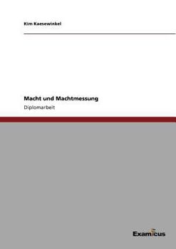 Paperback Macht und Machtmessung [German] Book