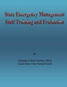 Paperback State Emergency Management Staff Training and Evaluation Book