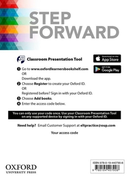 Misc. Step Forward 2e Levels 0 to 5 Classroom Presentation Tool Access Code Card Book
