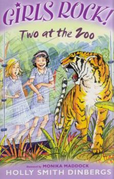 Paperback Two at the Zoo (Girls Rock!) Book