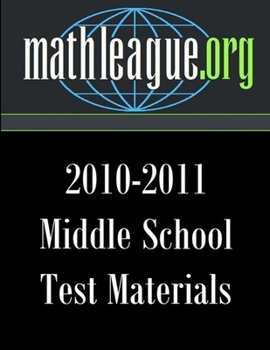 Paperback Middle School Test Materials 2010-2011 Book