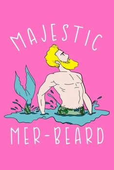 Paperback Majestic Mer Beard: Comic Book Notebook Paper Book