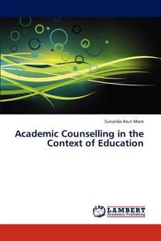 Paperback Academic Counselling in the Context of Education Book